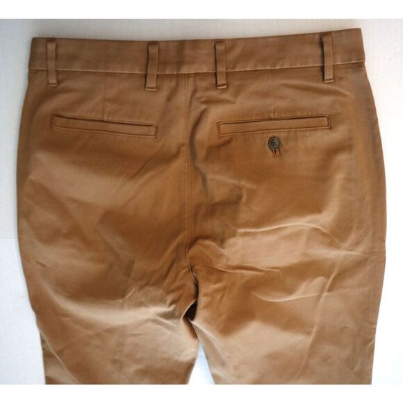 Everlane Uniform Men's Sz 30x28 Brown The Performance Chino Slim Fit Pants - Picture 8 of 10